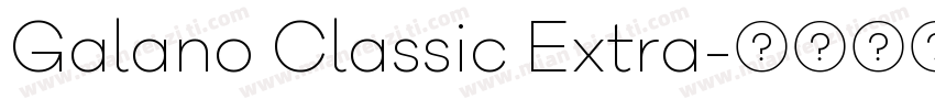 Galano Classic Extra字体转换